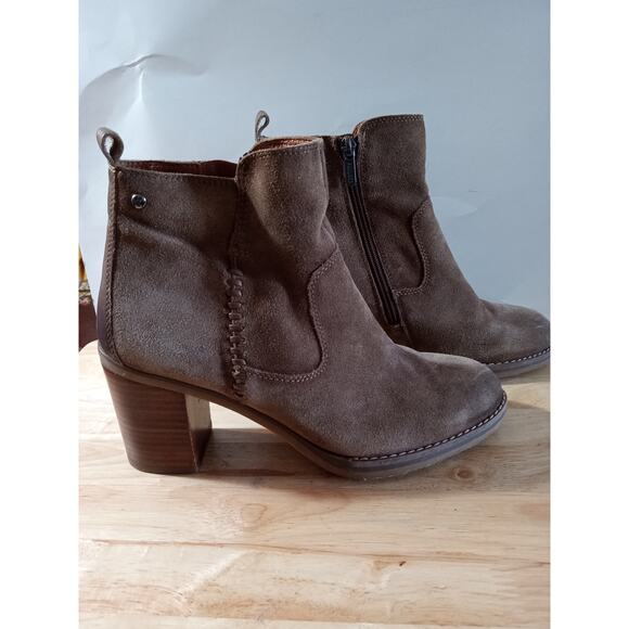 Pikolinos, Pompeya Ankle Boots Block Heeled Suede 39/8 - Picture 6 of 15